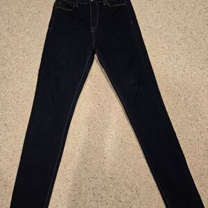 VERVET Women's Dark Blue Skinny Jeans